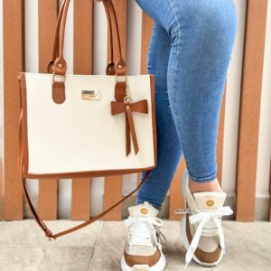 combo tenis+bolso coquette+caja
